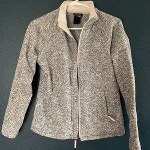 The North Face Grey Heather Sweater Fleece